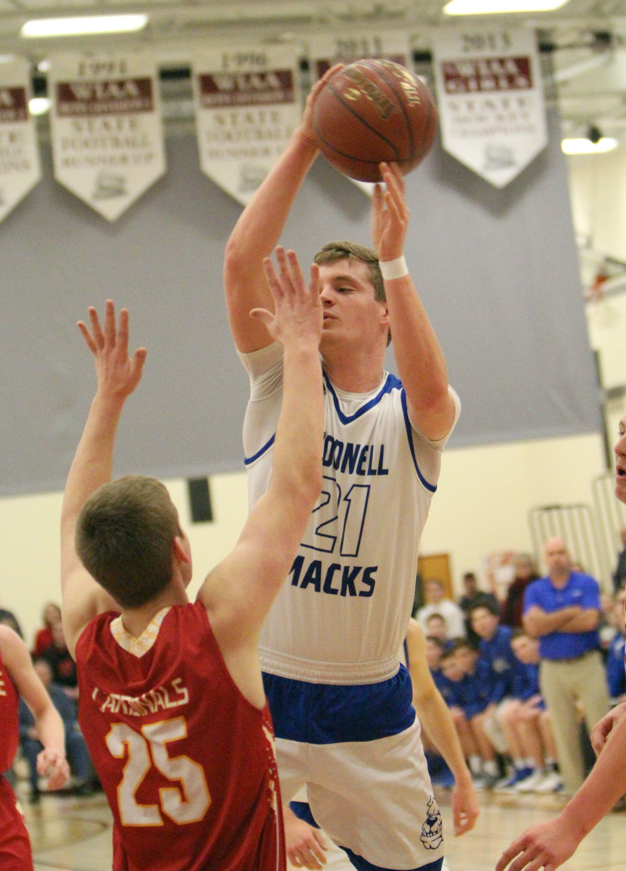 McDonell boys basketball vs South Shore at Spooner 3-10-18